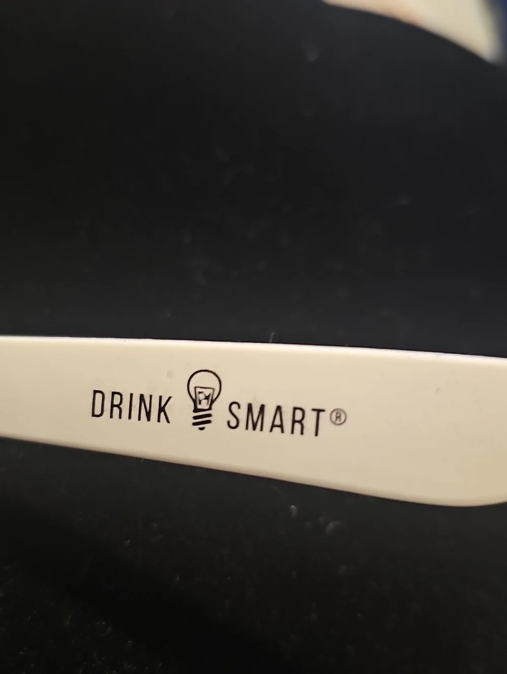 Jim‎ Beam Highball Wayfarer Sunglasses Mens Womens Size OS White Promo Plastic